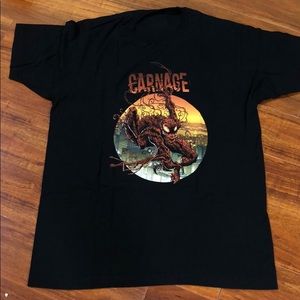 Marvel Comics Carnage T-shirt. Size L